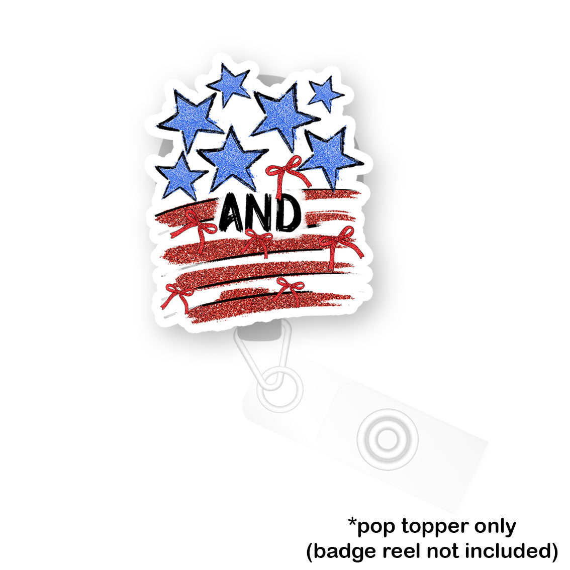 Stars & Bows Forever Pop Topper - - Topperswap