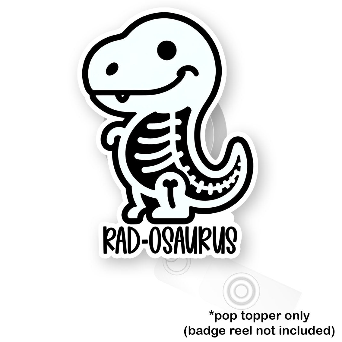 Rad-osaurus Rex Pop Topper - Flex - Matte - Topperswap