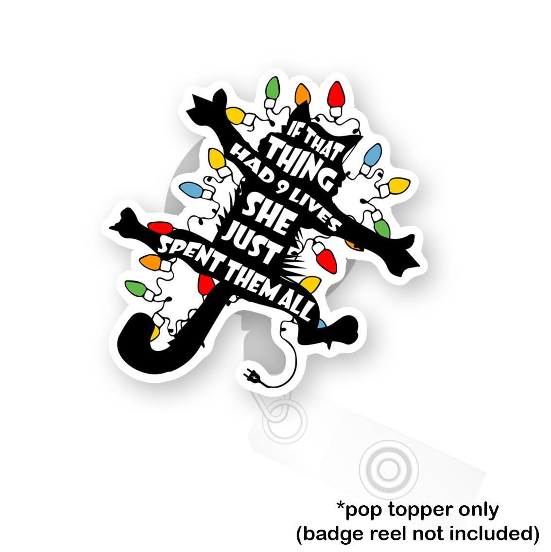 Christmas Cat Chaos Topper Pop Topper - - Topperswap