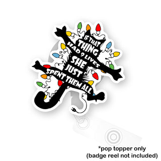 Christmas Cat Chaos Topper Pop Topper