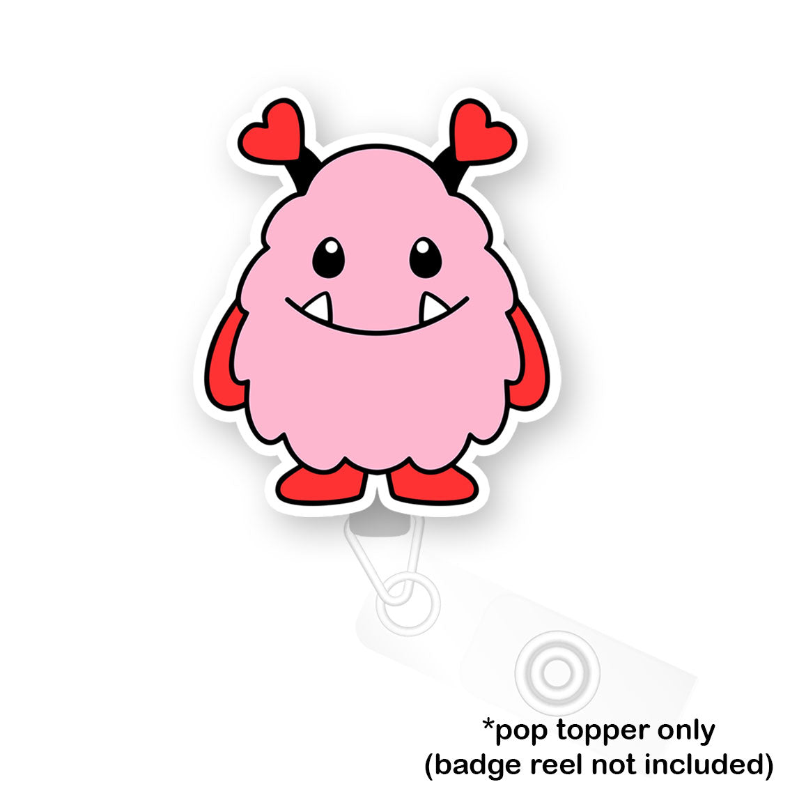 Monster Valentine Pop Topper - Flex - Matte - Topperswap