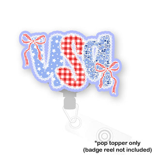 Sparkle & Stripes USA Pop Topper