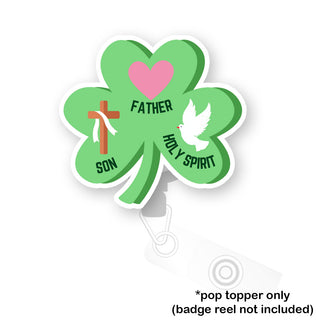Holy Trinity Shamrock Pop Topper
