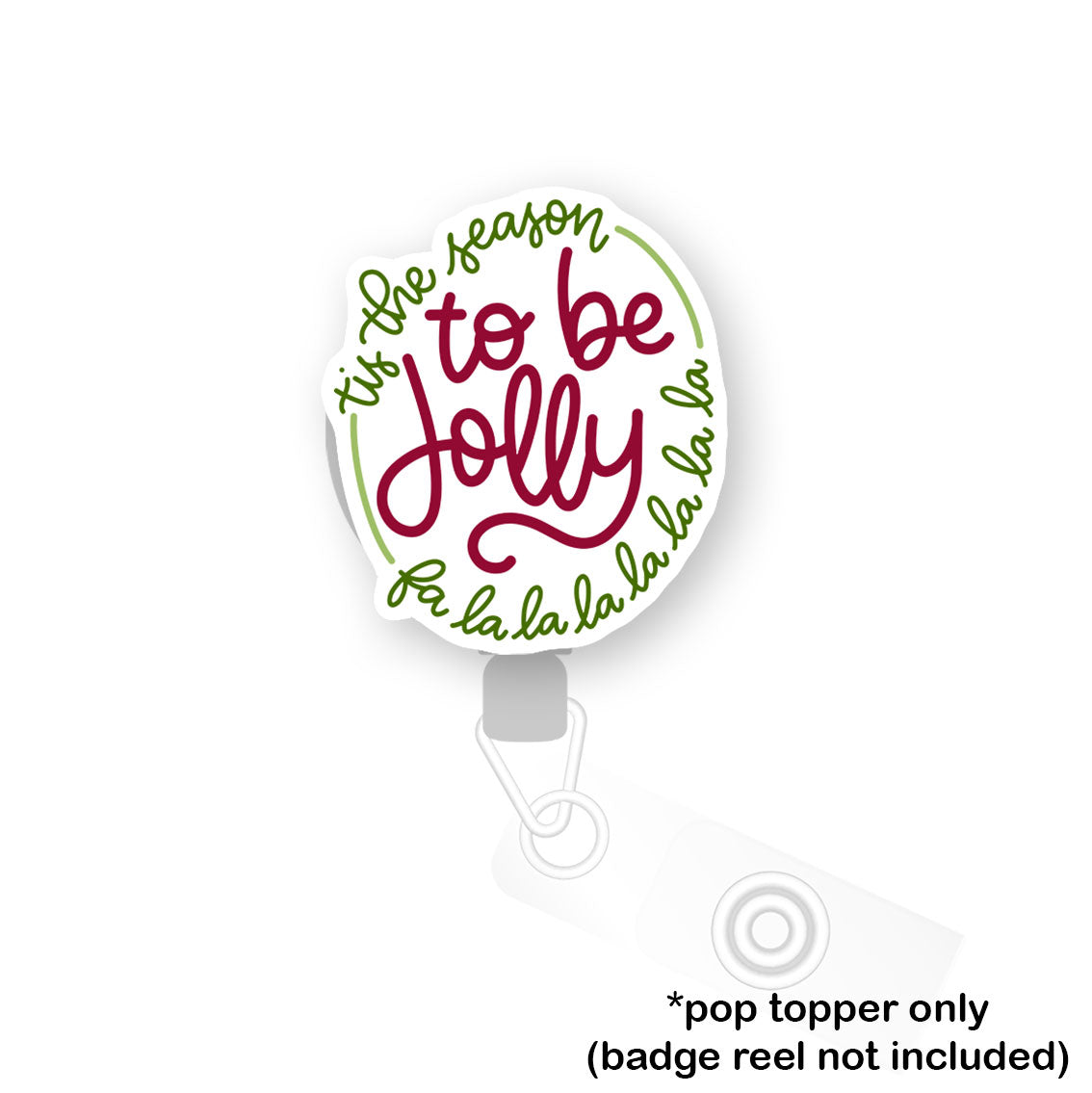 Tis the Season Jolly Pop Topper - - Topperswap