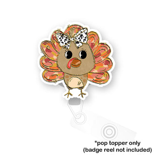 Bow Tie Gobbler Pop Topper