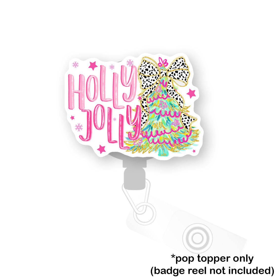 Holly Jolly Christmas Pop Topper - - Topperswap