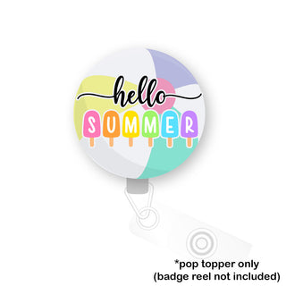 Hello Summer Pop Pop Topper