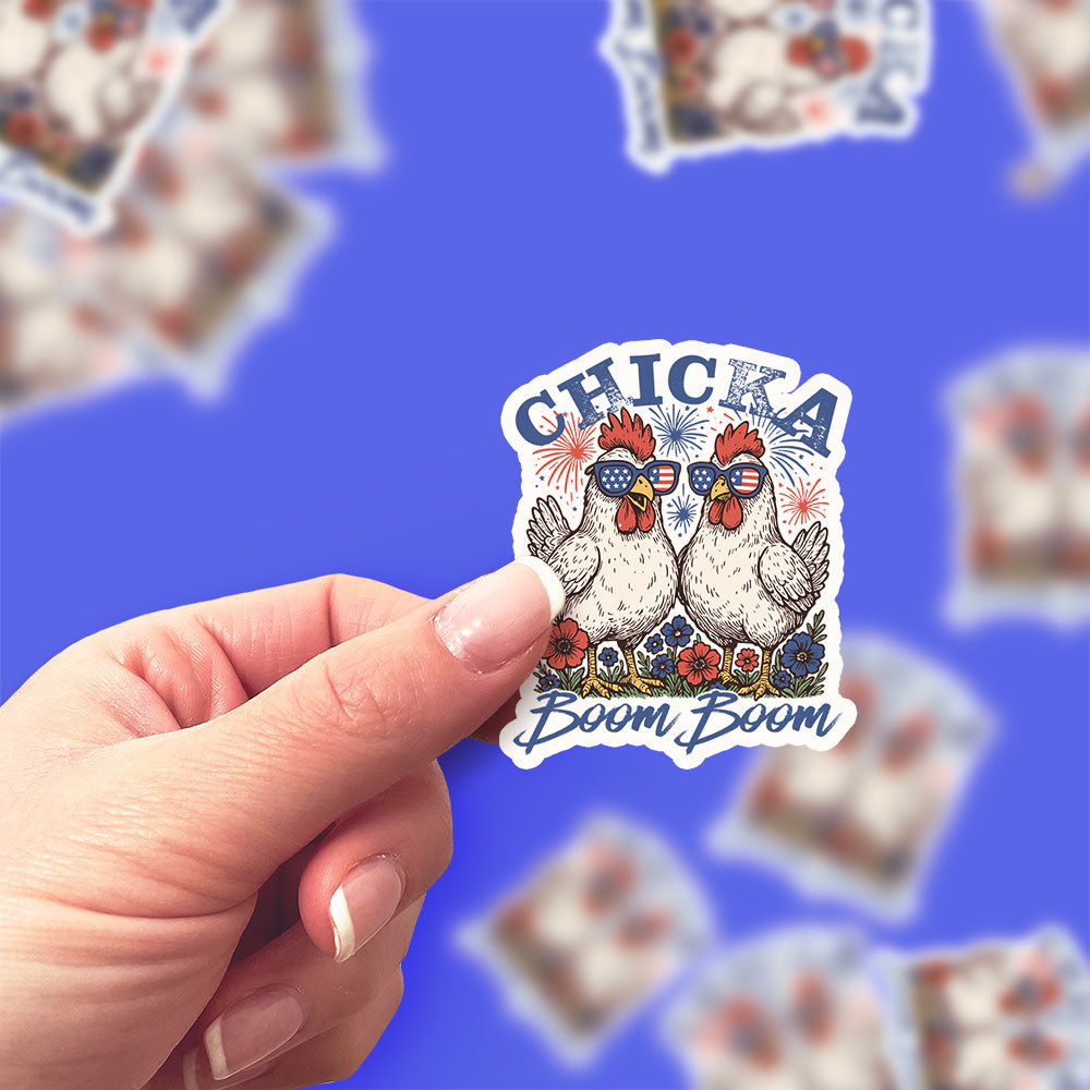 Chicka Boom Boom Sticker - Classic Shine - Topperswap