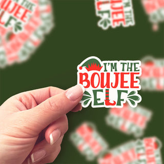 I'm The Boujee Elf Sticker