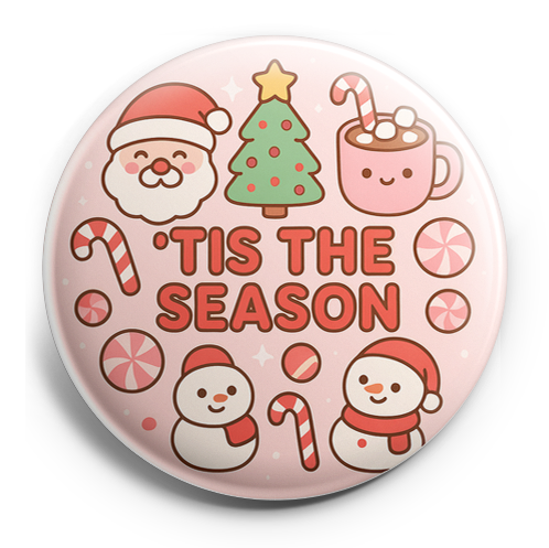 Custom Design – "'Tis The Season" text with cute Christmas elements around i… - - Topperswap