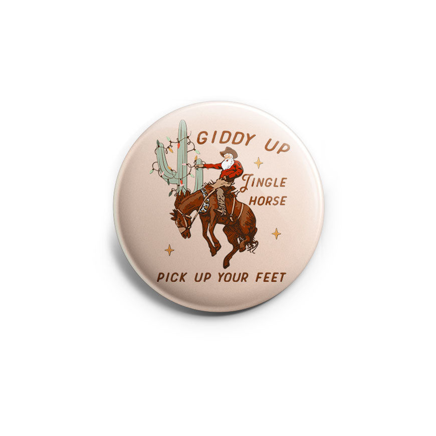 Giddy Up Christmas Cowboy Topper - - Topperswap