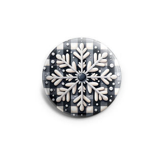 Snowflake Plaid Topper