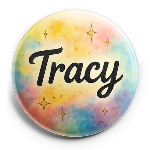 Custom Design – Happy fun Include the exact name "Tracy" prominently in the… - Topper (Regular) - Topperswap