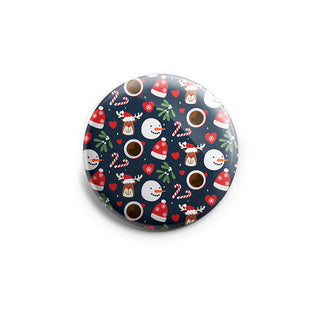 Snowman & Reindeer Pattern Topper