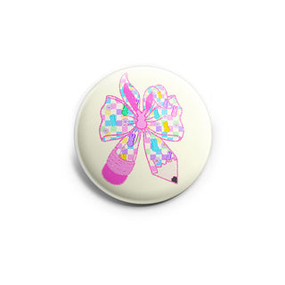 Bunny Bow Glitter Topper