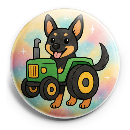 Custom Design – My pet dressed in a tractor costume - Topper