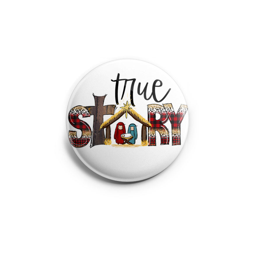 True Story Nativity Scene Topper - Classic Shine - Topperswap