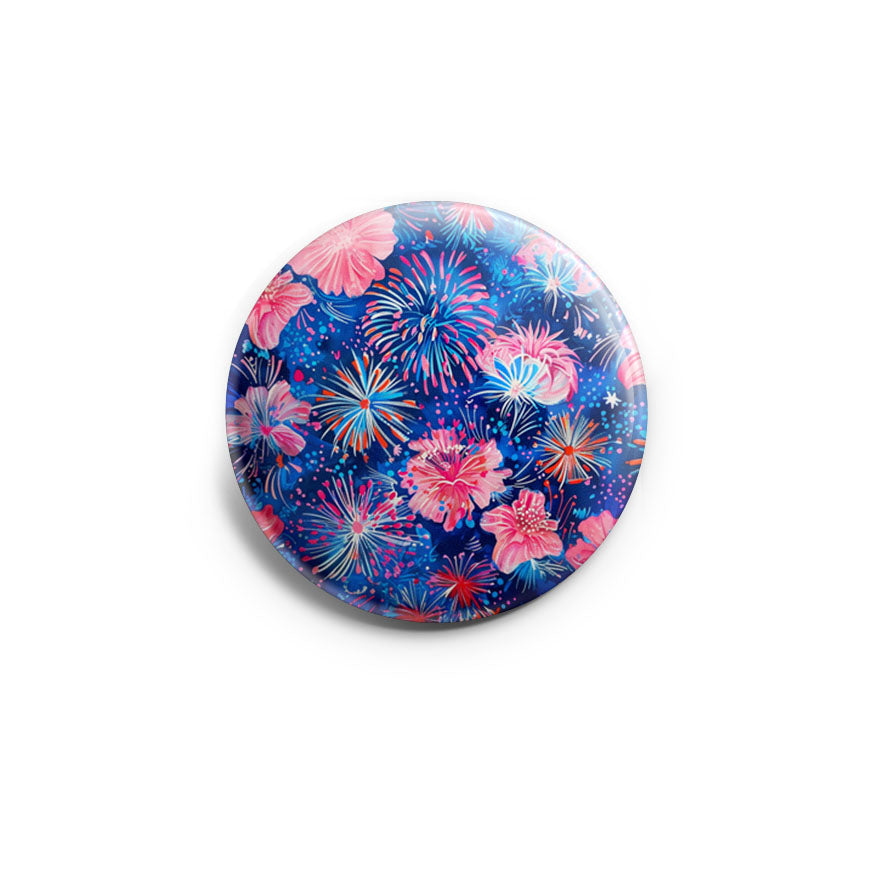 Independence Day Blossoms Watercolor Topper - - Topperswap