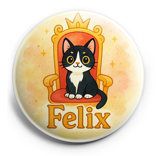 Custom Design – My pet on a Throne. - Topper