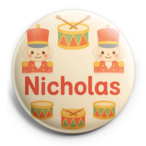 Custom Design – A personalized design prominently featuring the name "Nichol… - Topper