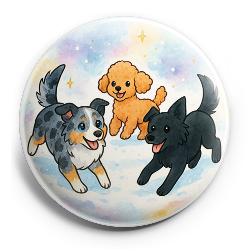 Custom Design – Playing in the snow - Topper