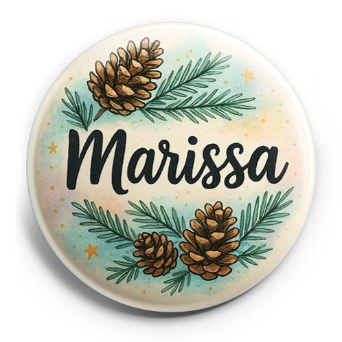 Custom Design – A personalized design prominently featuring the name "Mariss… - Topper