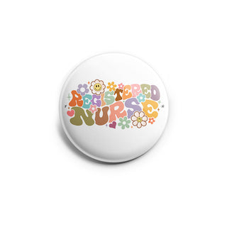 Retro Floral Registered Nurse Topper