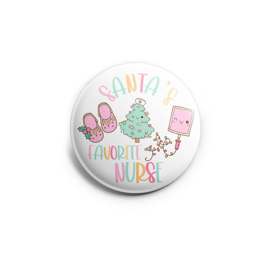 Santa's Favorite Nurse - Christmas Joy Topper - - Topperswap