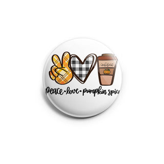 Peace Love Pumpkin Topper