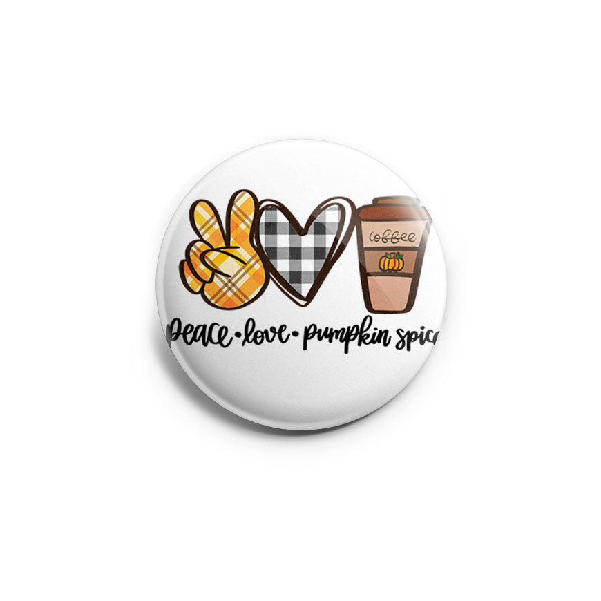 Peace Love Pumpkin Topper - - Topperswap