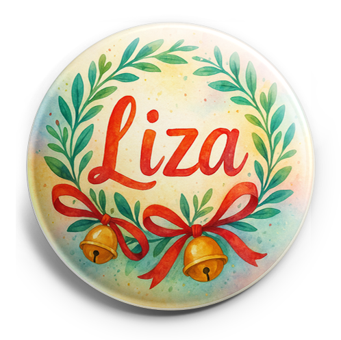Custom Design – A personalized design prominently featuring the name "Liza"… - Topper (Regular) - Topperswap