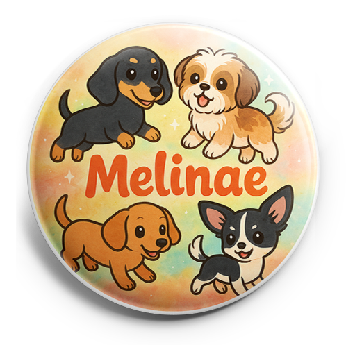 Custom Design – My pets having fun with each other vibrant colors - Topper (Regular) - Topperswap