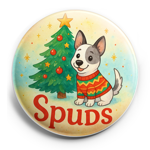 Custom Design – Spuds under a Christmas tree - Topper