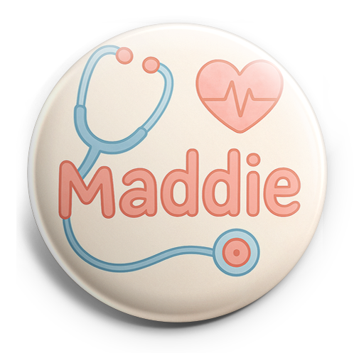 Custom Design – A personalized design prominently featuring the name "Maddie… - Topper