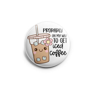 On My Way to Iced Coffee Topper
