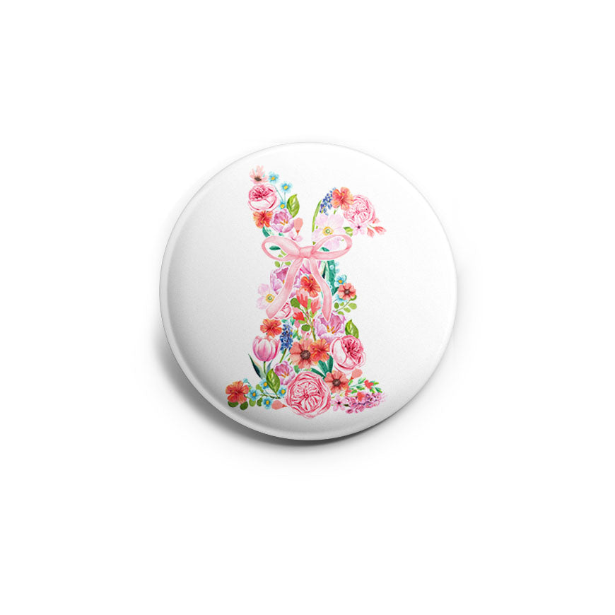 Spring Floral Bunny Topper - Classic Shine - Topperswap