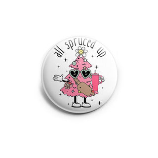 Stylish Pink Christmas Topper
