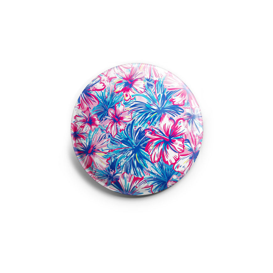 Stars & Stripes Floral Fireworks Watercolor Topper - - Topperswap