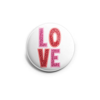 Glittery LOVE Topper