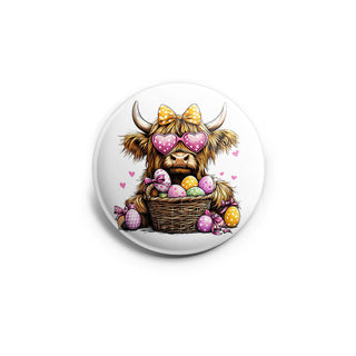 Easter Highland Cow Topper