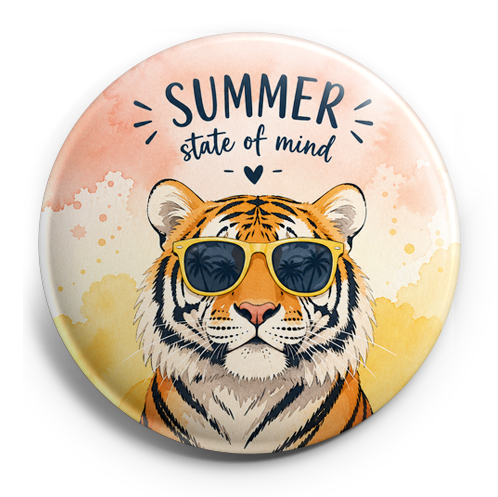 Custom Design – Tiger with summer time shades - Topper (Regular) - Topperswap
