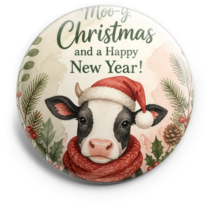 Christmas cow – Topper