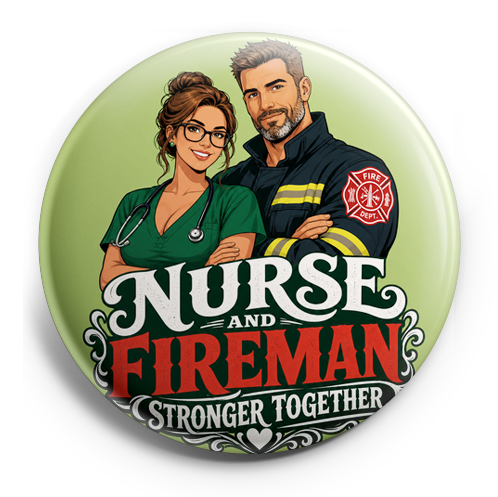 Light green background. Nurse in green scrubs. Female Nurse… – Topper