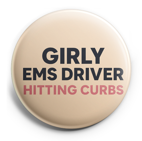 Custom Design – girly ems driver hitting curbs - Topper (Regular) - Topperswap