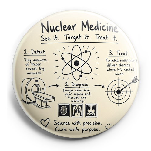 Custom Design – Unique nuclear medicine technology theme - Topper (Regular) - Topperswap