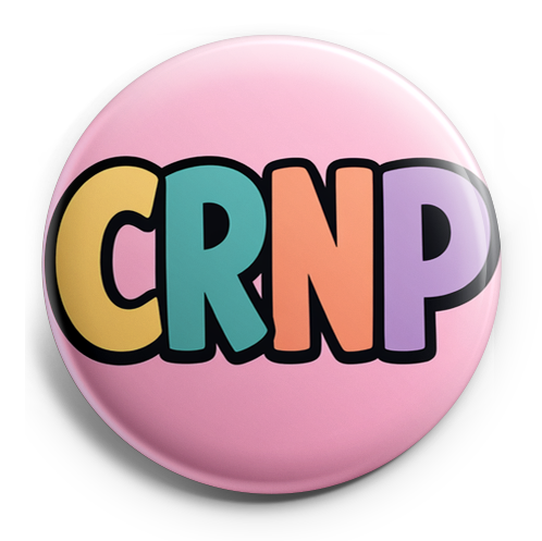 Custom Design – Design a circular badge featuring the acronym 'CRNP' in a cu… - - Topperswap