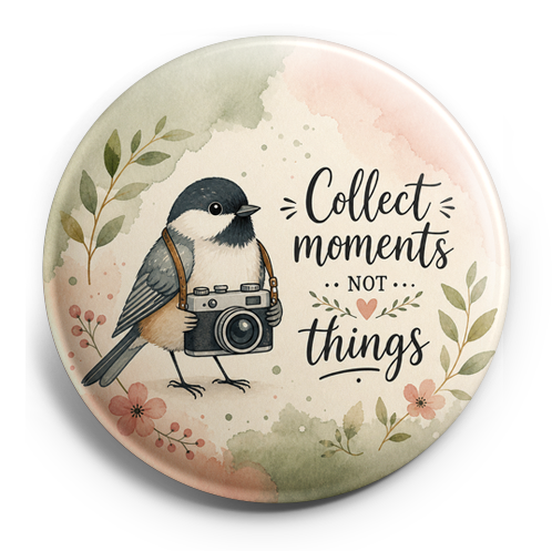 Custom Design – Bird with camera - Topper (Regular) - Topperswap