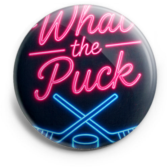 “What the Puck”
Hockey theme
Red, dark blue – Topper