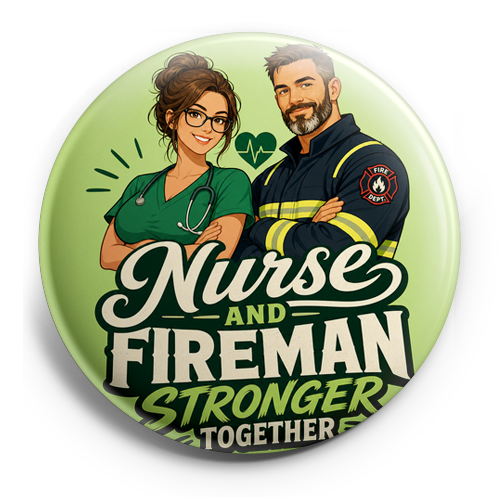 Light green background. Nurse in green scrubs. Female Nurse… – Topper