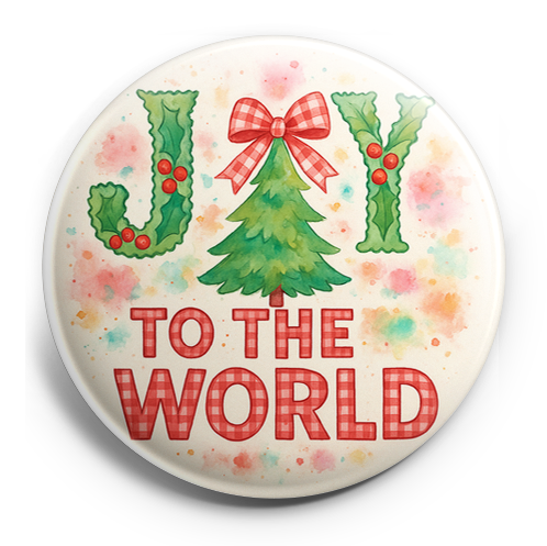 Custom Design – Christmas design featuring the phrase “JOY TO THE WORLD.” Th… - - Topperswap